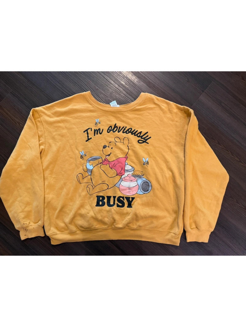 Disney Winnie the Pooh I’m obviously busy sweater 3xl